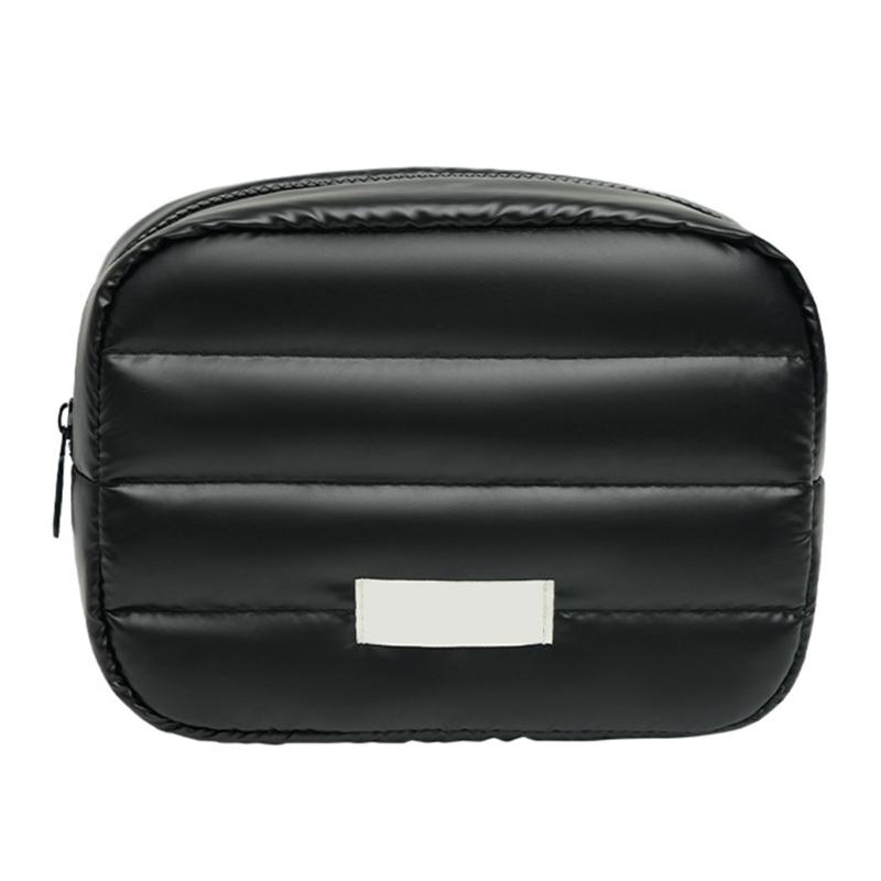 Women's Makeup Bag With Zippered Closure Cosmetic Pouch Toiletries Bag For Travel Daily Use And Gym Essential
