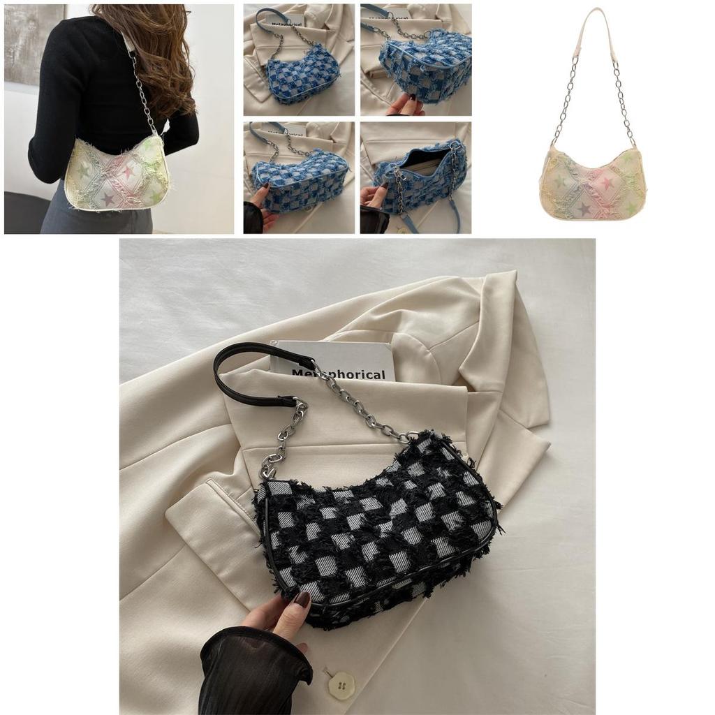 Fashionable Mini Crescent Bag Unique Korean Style Ins Inspired Shoulder Bag