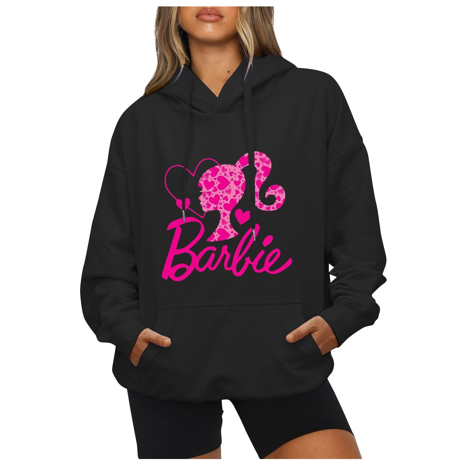 

Женская мода, свободные повседневные повседневные свободные толстовки с круглым вырезом с длинными рукавами, повседневные топы с длинными рукавами, пуловеры, свитшоты XL чёрный