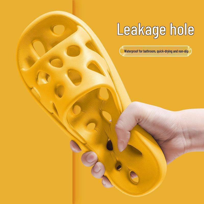 

Non-slip Hollowed-out Bathroom Slippers for Men & Women - Summer Indoor & Outdoor Use 37-38
