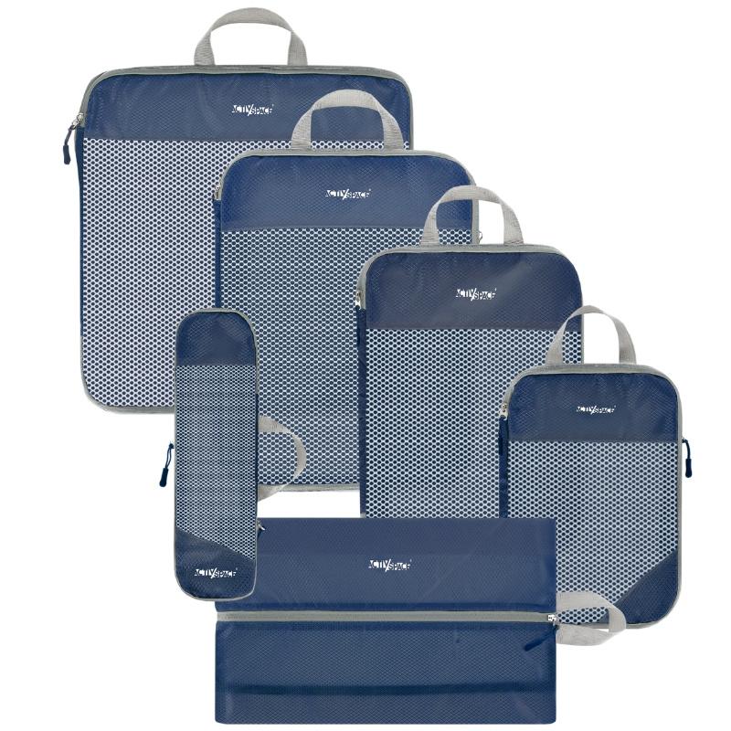 Compression Travel Organizer For Suitcase, Clothing Set Of