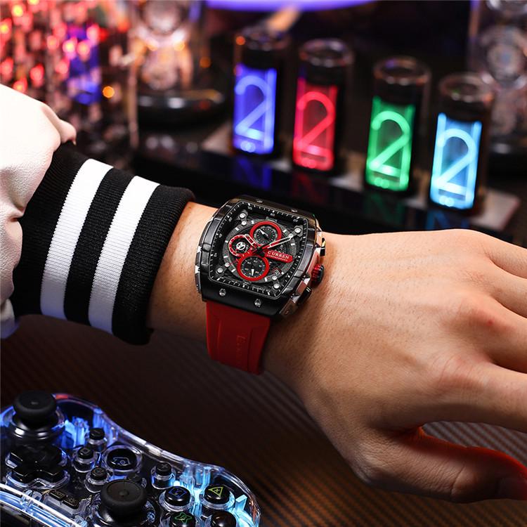 CURREN 8442 Men's Multi-Function Six-Hand Chronograph Fashion Watch