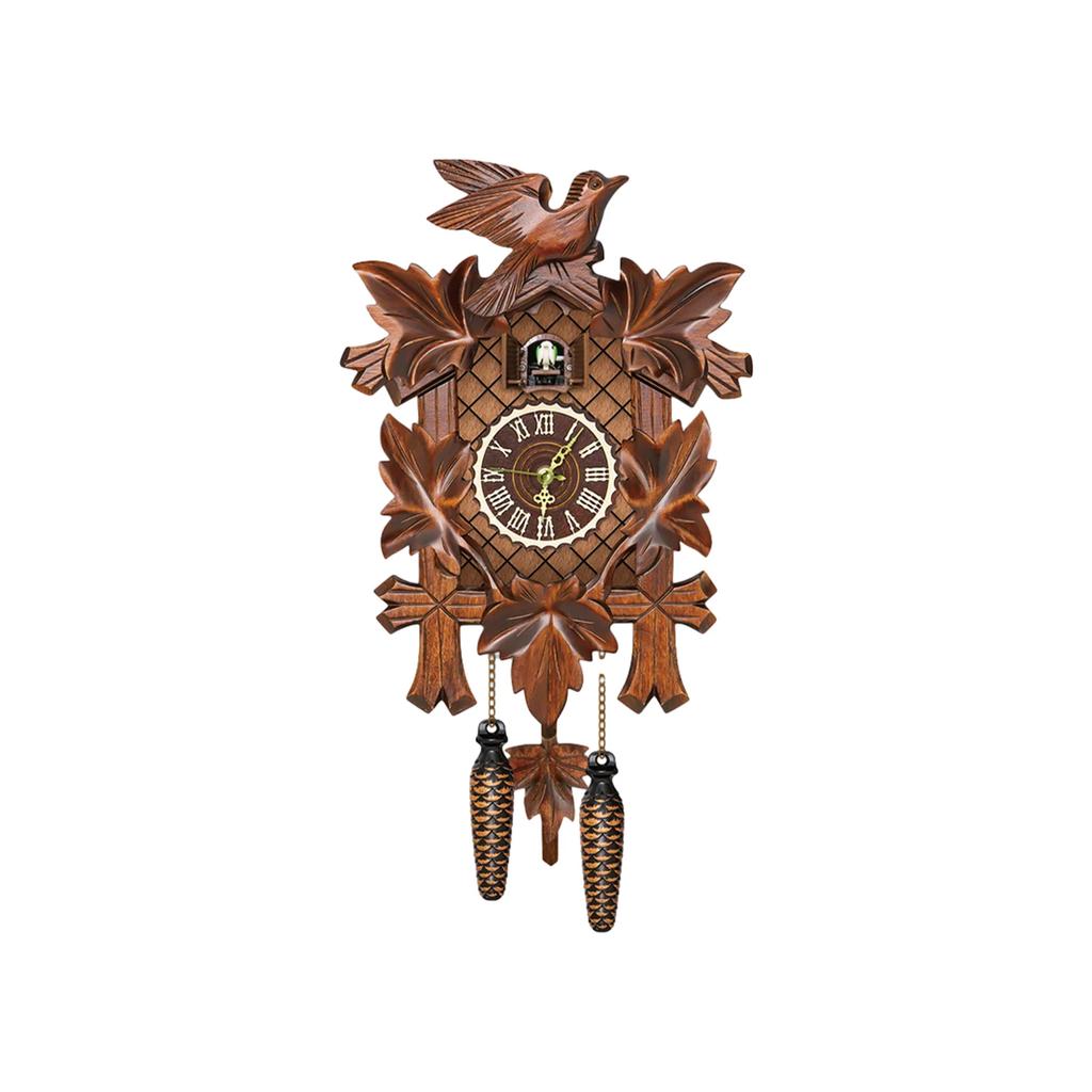 Traditional Black Forest Chalet Clock Charming Home Décor Imitation Wood Style Cuckoo Clock CM003