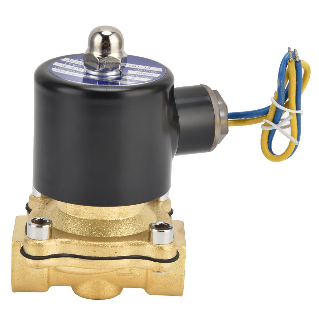 2W?160?15 G12 In Solenoid Valve Brass Normally Closed Electric Solenoid Valve for Water Air