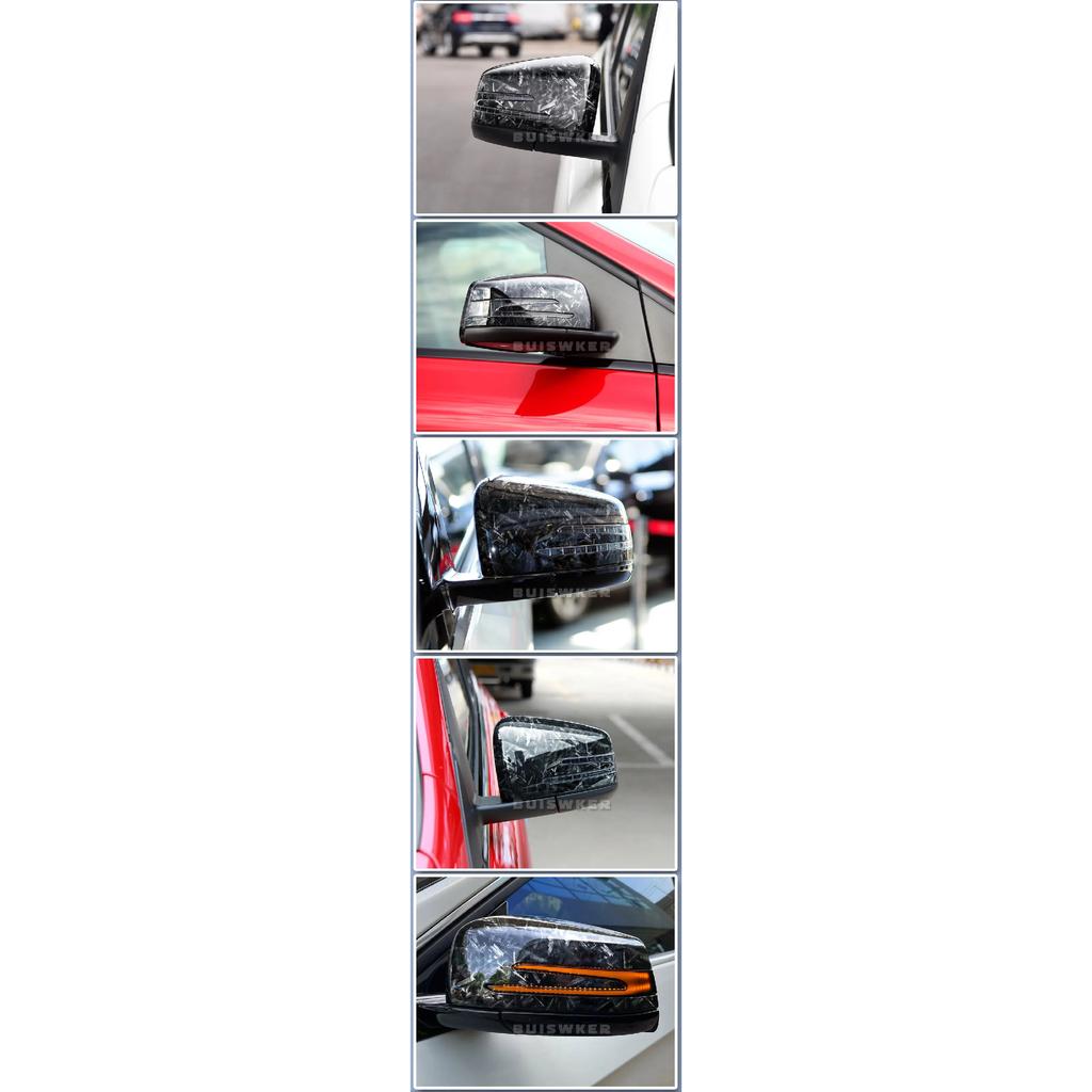 Do Mercedes Benz Klasa A B C E S CLA GLA GLK W176 W246 W204 W212 W221 C177 X204 X156 Pokrywa Lusterka Bocznego Samochodowego z Włókna Węglowego