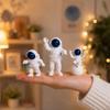 Polyvinyl Chloride 3Pcs Astronaut Action Figurine Home Decor Astronaut Statue Study Office Desk Decor Showpiece