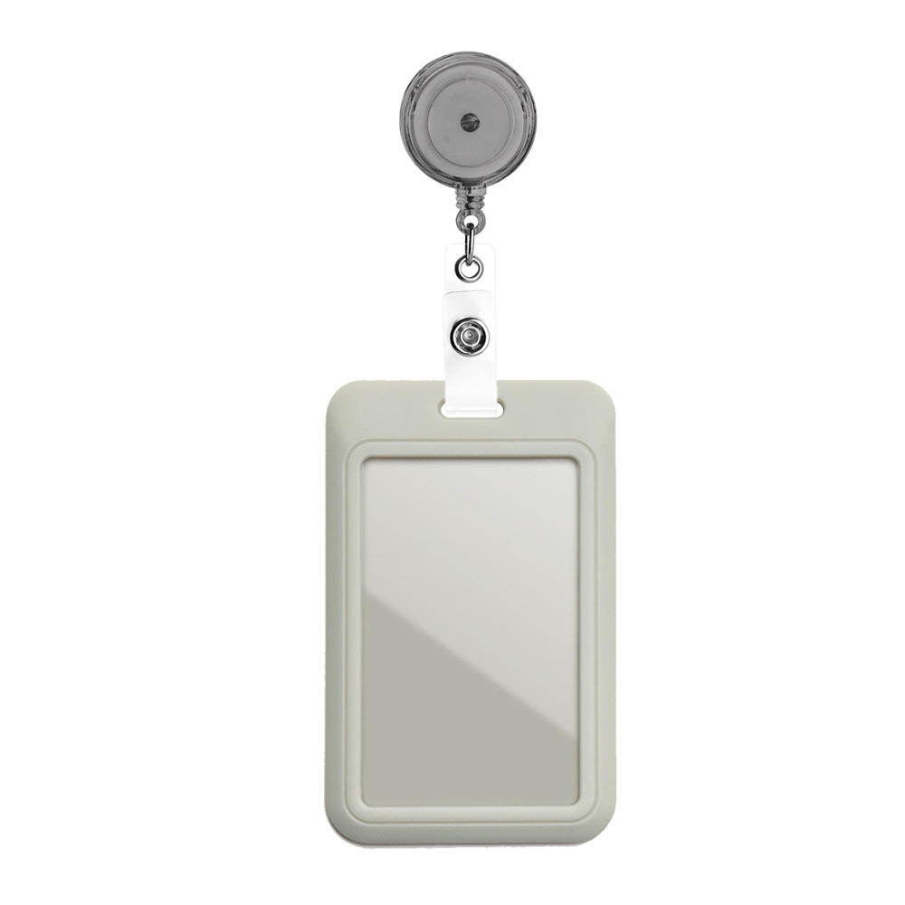 

Flower Id Badge Holder With Badge Reel Retractable Card Holder Keychain Name Badge Identification Card Sleeve Clip Easy To Pull