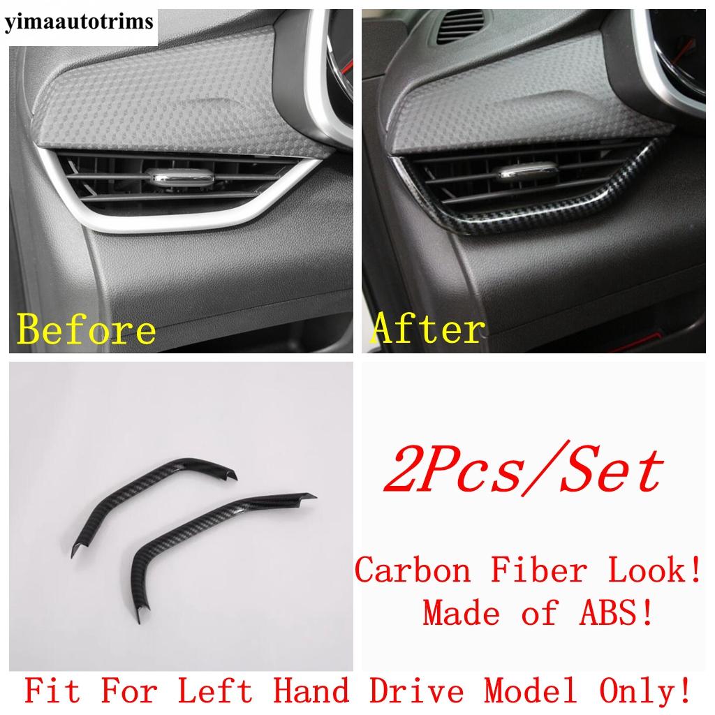 Carbon Fiber Gear Shift Panel / Window Lift / Steering Wheel / AC Air Outlet Cover Trim For Chevrolet Cavalier ONIX  - 2024