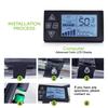 S861 Mountain Electric Bicycle Assembly Parts Waterproof 24V/36V/48V Wired Bicycle Speedometer Bike Computer Ebike Accessories