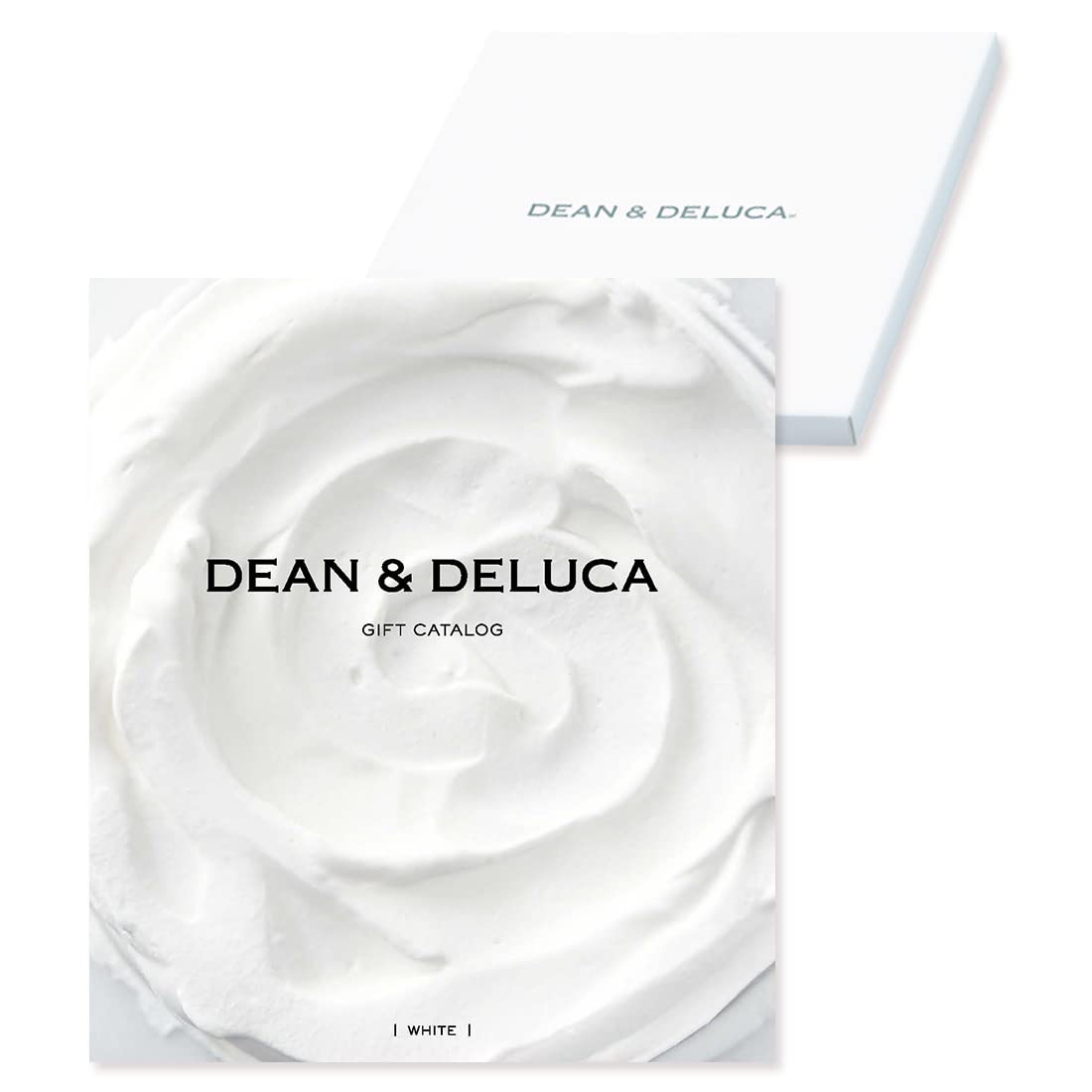 

(Book-Style) DEAN & DELUCA Gift Catalog WHITE-BC (Ribbon Wrapped/Nokia Brown)
