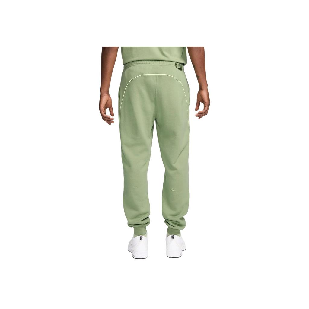 Nike X NOCTA Fleece CS Sweatpant Oil Green/Light Liquid Lime Men Streetwear FN7661-386