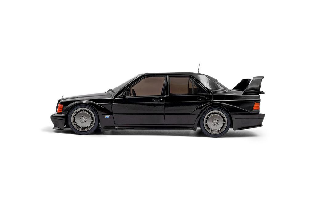 Solides Benz Mini Auto 1/18 BENZ 190 (W201) Evolution II 1990 (Schwarz) S1801012