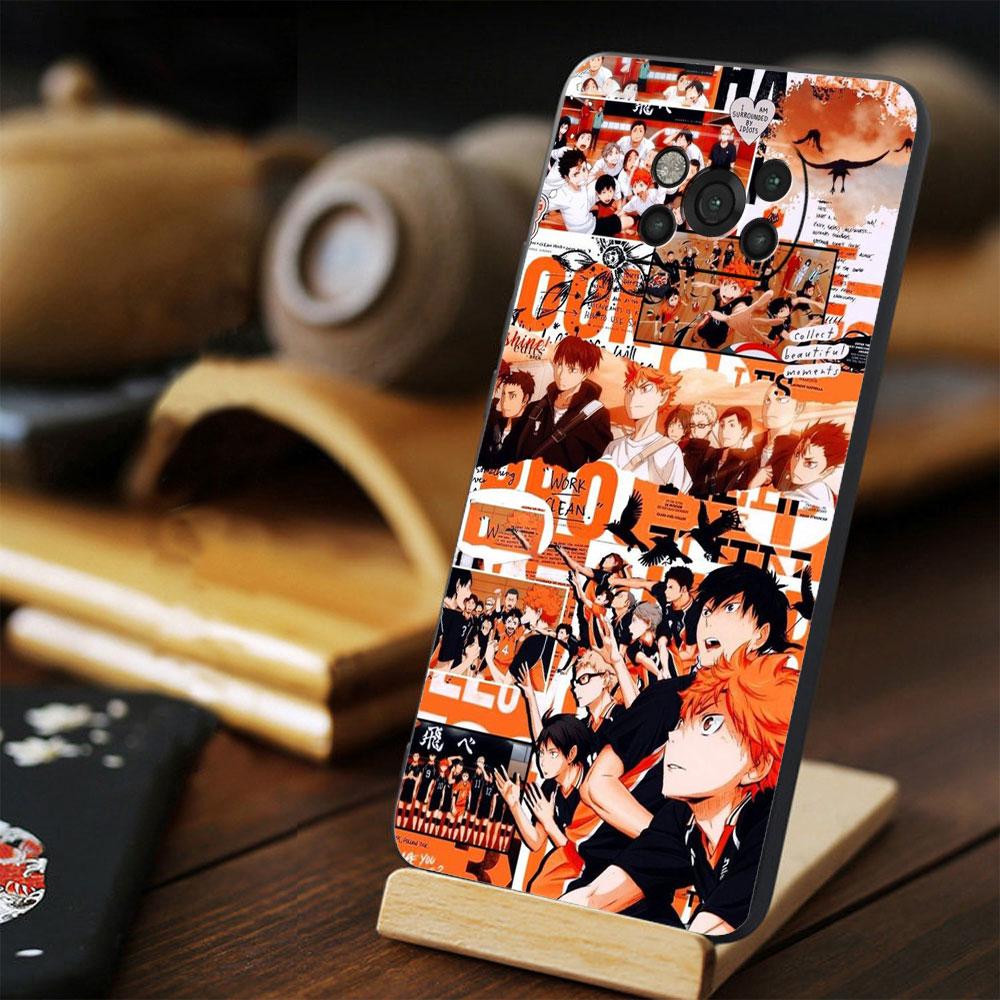 Trend For Xiaomi POCO F3 MI 11 Lite M3 F4 GT 9T X3 NFC X4 10T 11T M4 Pro 5G Haikyuu Volleyball Anime Celular Funda