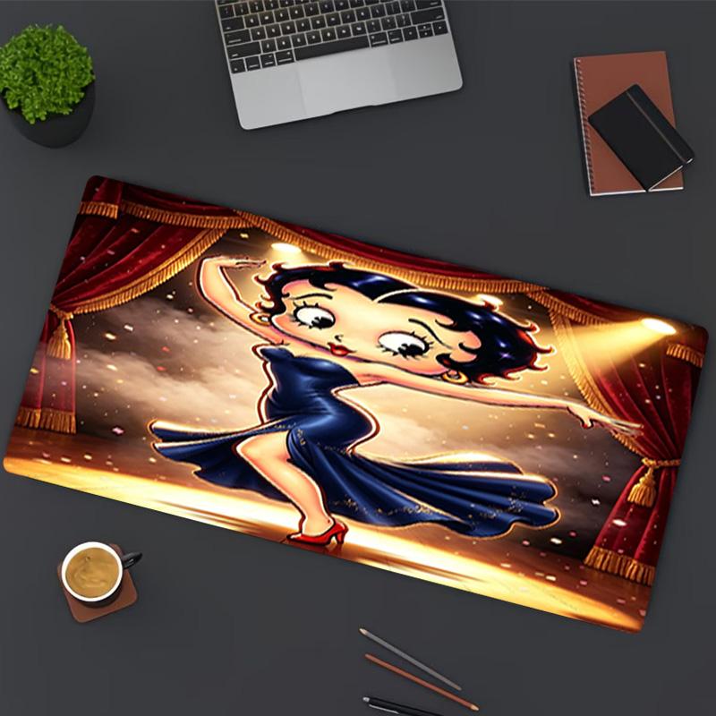 Betty Boop Print Mouse Pad, for Keyboard Pad Laptop PC Mat for Office Home Use, Desk Decor, Perfect Birthday Gift for Gamers