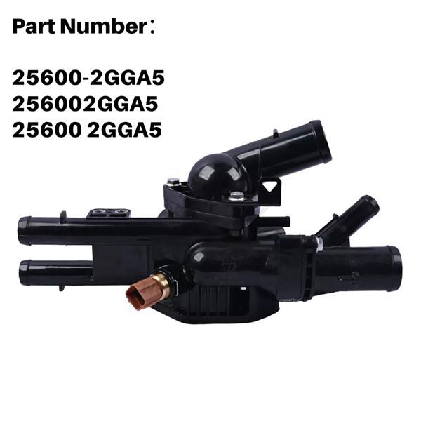 256002GGA5 Thermostat Housing for Hyundai Santa Fe, Sonata, Kia - OEM 25600-2GGA5