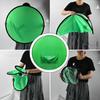 75/110cm Green Screen Backdrop Photography Background Foldable Reflector for Live Video Studio Folding Reflector Backdrop