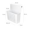 ORYX - Plastic Organizer Basket for Oryx Wardrobes 13x24.5x26 Cm.