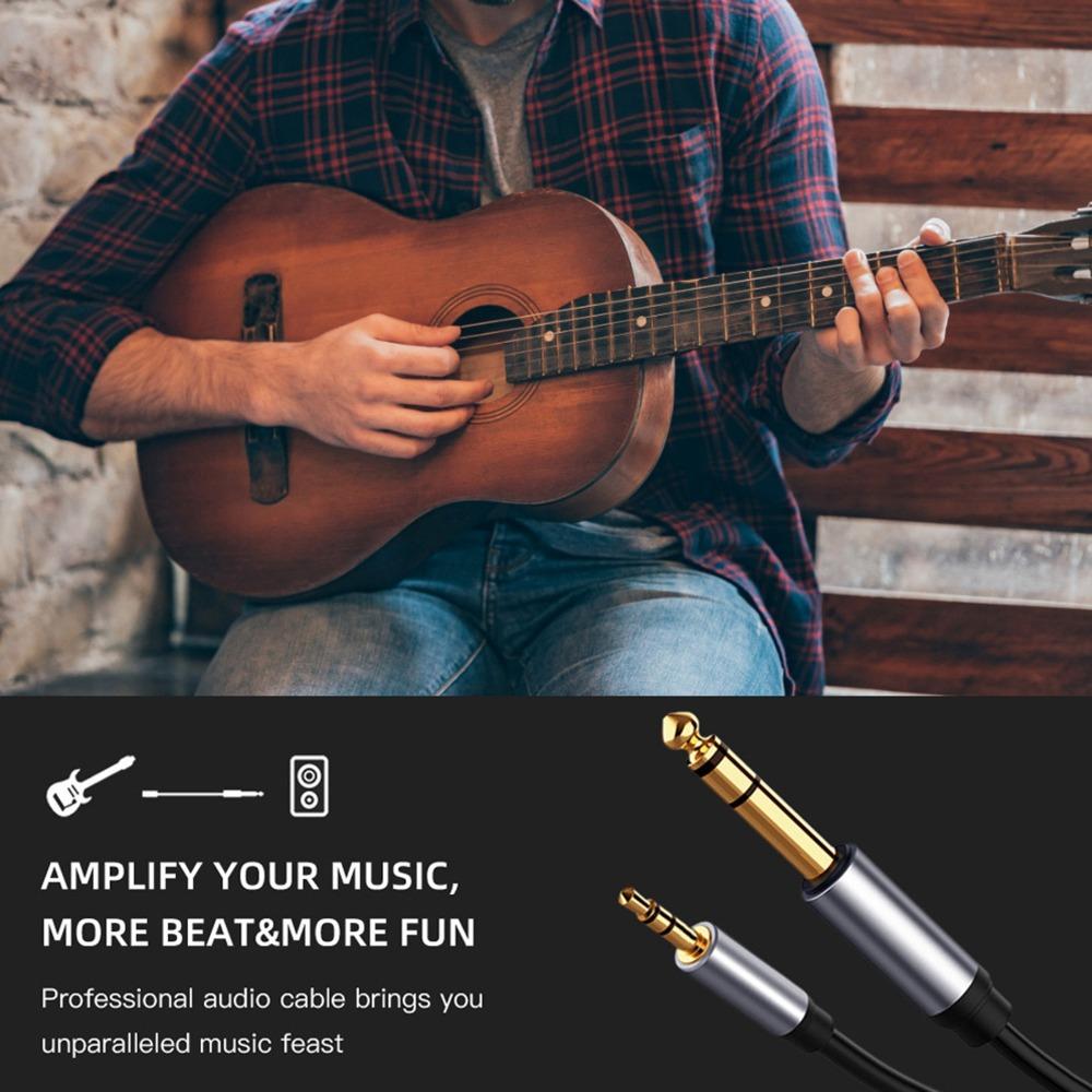 1.8m/5.9ft Instrument Cable Plug and Play HiFi Sound Quality Phone Connection