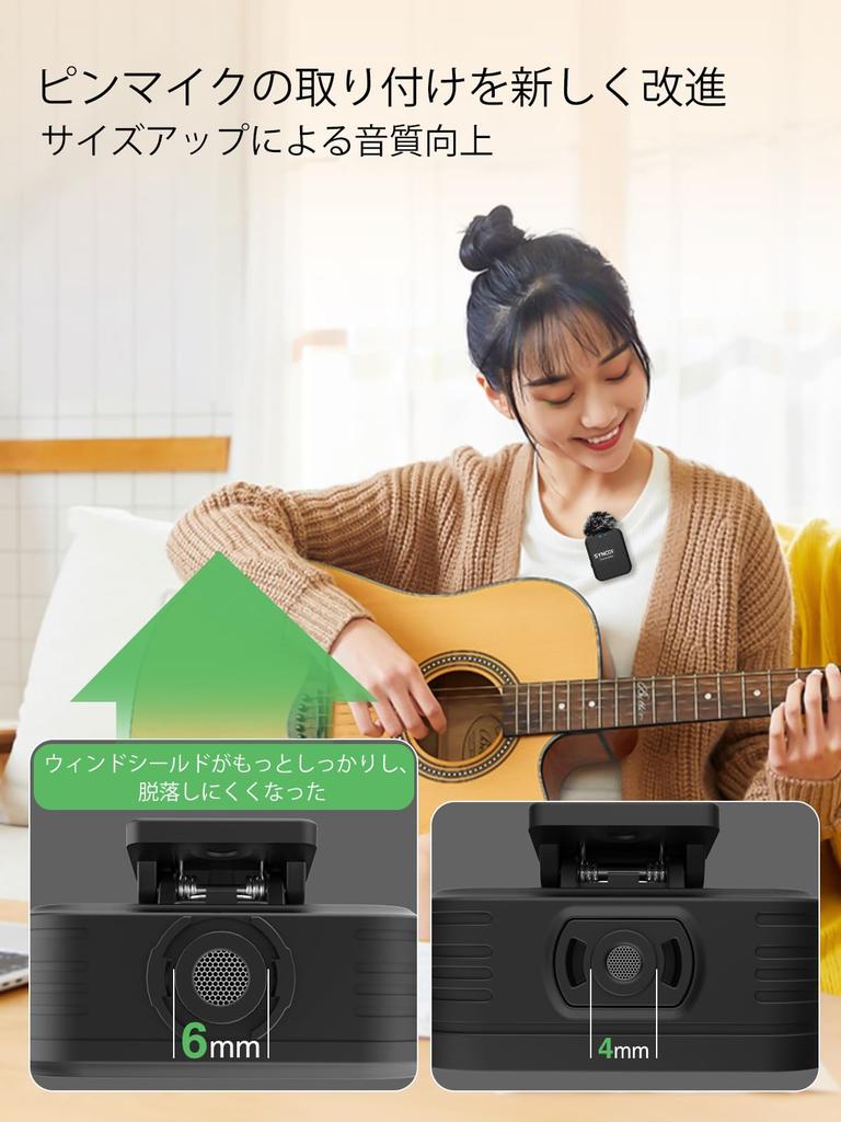 Wireless Pin SYNCO MAX 8GB Internal Noise Volume for YouTube Video Live and Online Compatible with SLR and Microphone, G2(A2) Memory, Cancellation,