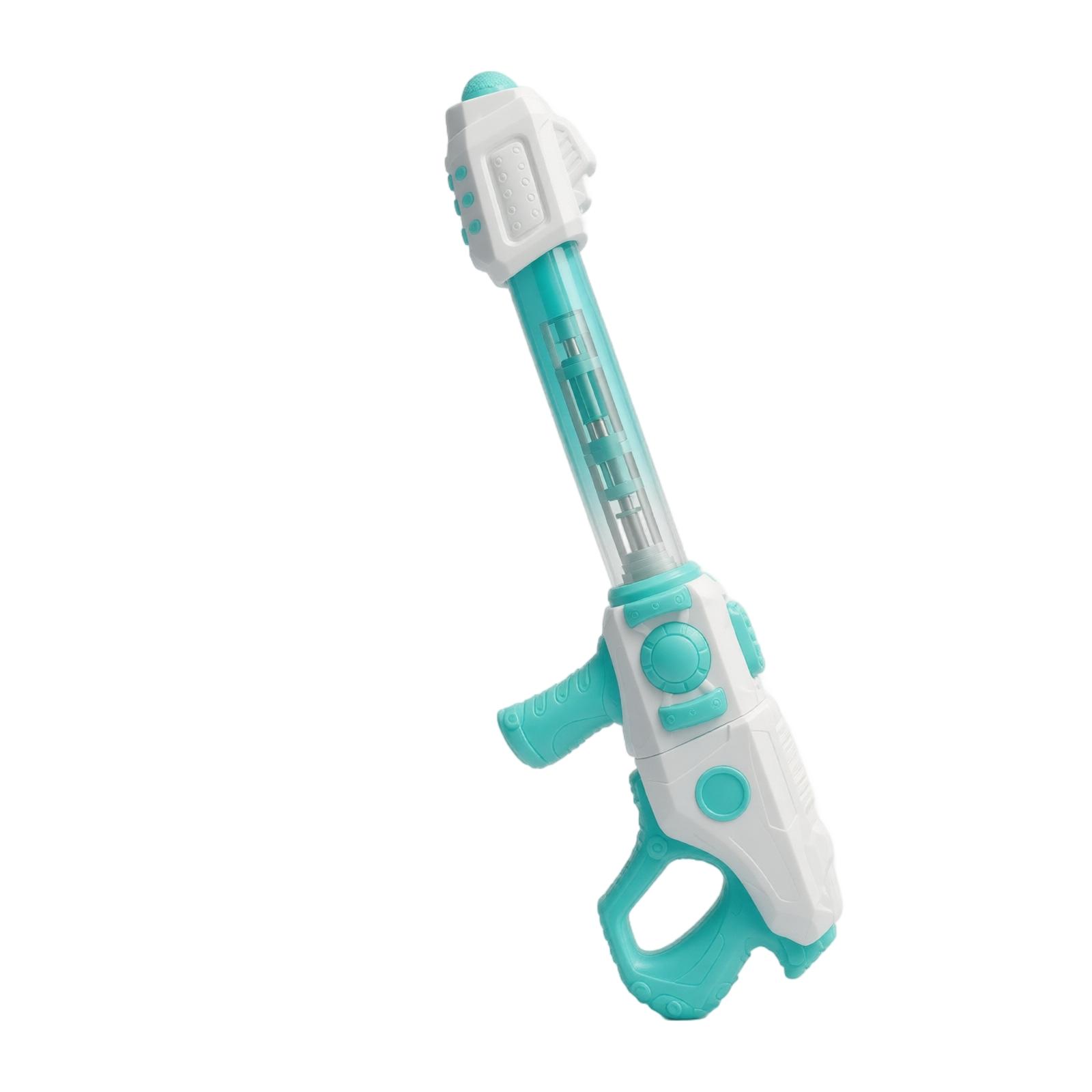 Summer Water Gun Toy Gatling Style Water Blaster for Beach Outdoor Water Play Kids Water Shooter Toy Safe Durable Plastic Construction One Size