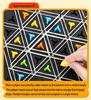 Triangle Chess Rubber Band Toy - Kids' Geometric Thinking Game for Intellectual Development and Parent-Child Interaction