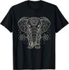 Mandala Style Elephant Tee Perfect for Women, Men T-Shirt