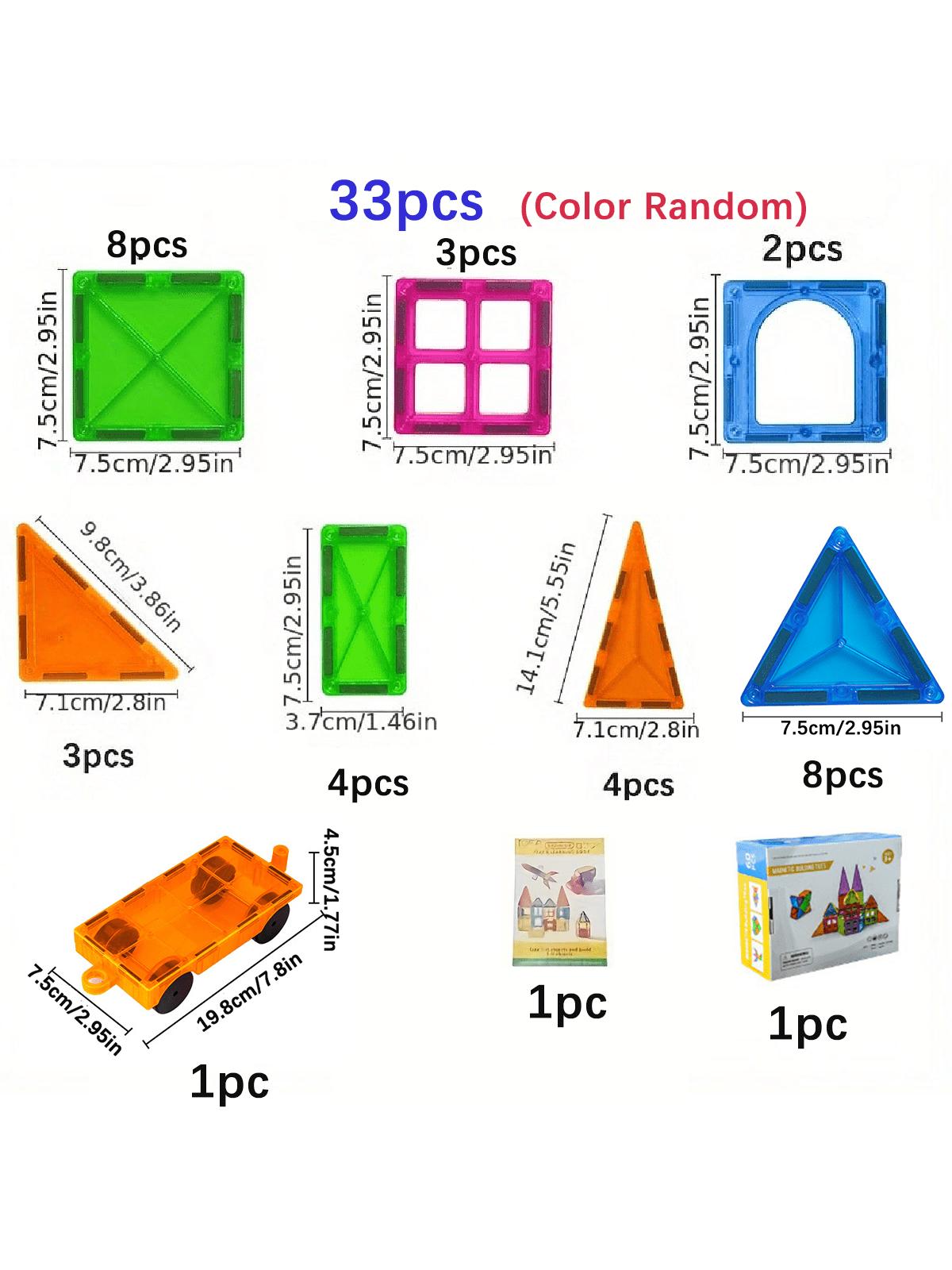

Magnetic Sheet Toy, Magnetic Building Block Assembly 3D Children s Architect Toy, Suitable for Children s Holiday Birthday Gifts