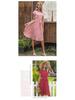 Russia Summer New Polka Dot Midi Dress - Casual Round Neck Arrival