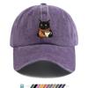 pc Worker Cat Pattern Printed Baseball Cap Vintage Illustration Style Design Trucker Hat Comfortable and Breathable Stylish