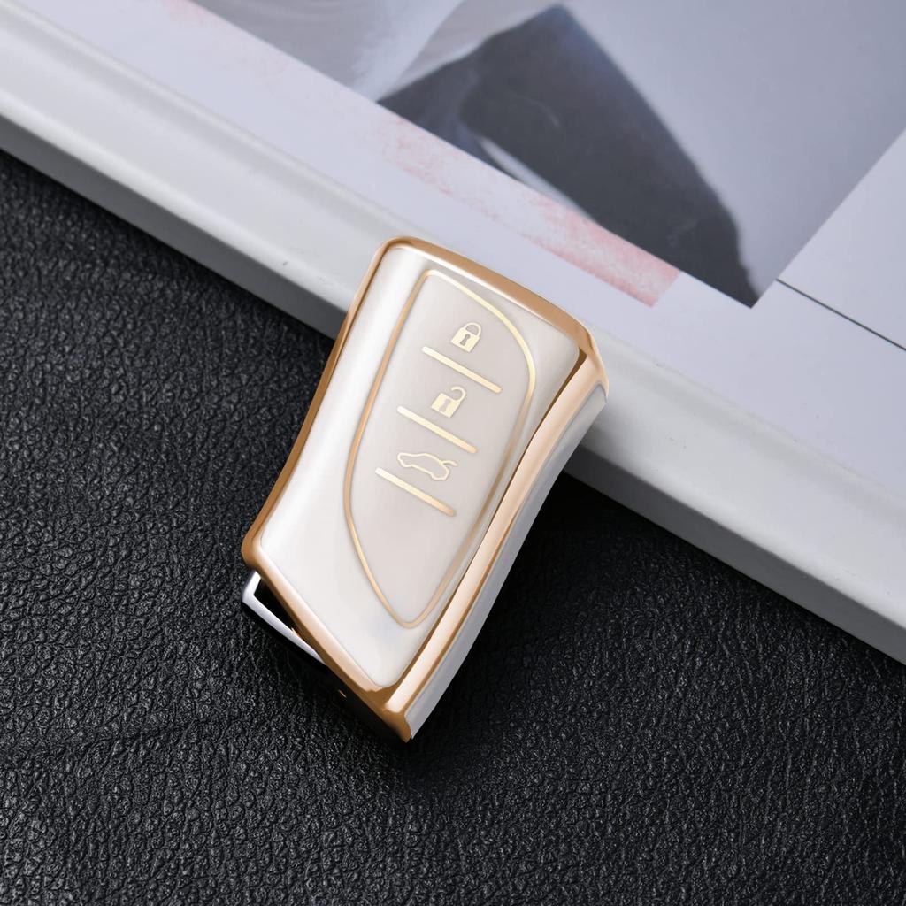 [OATSBASF] Lexus Key Case LEXUS Smart Key Case Premium TPU Material Lightweight Full Protection Suitable for Lexus NX New Model/LC 100 Series/LS