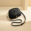 Travel bag Women's high-end shoulder bag Small fragrant style solid color diamond bag Versatile women's messenger bag