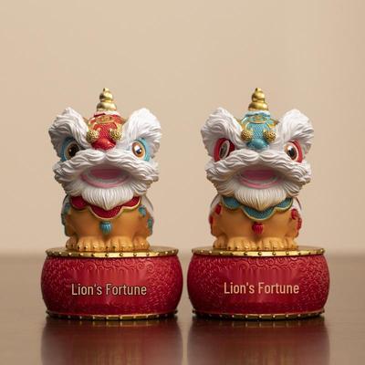 Foshan Lion Dance Awakening Ornament: Creative Niche Desktop Decoration Handicraft Birthday Gift