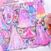 Double Layer Princess Changing Sticker Puffy Lace Skirt Princess Changing  Birthday Gift