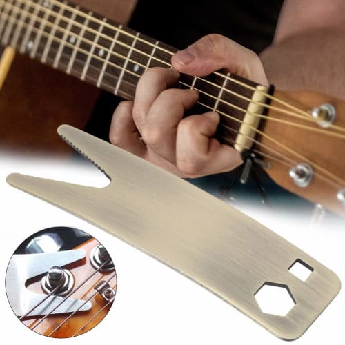 BUOQ Guitar Wrench, Portable Guitar Spanner Wrench for Guitar Repair