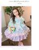 VOKLLIYU Long Sleeve Princess Perfect for and Entrance Size Size Girls' Dress, Cute, Parties, Weddings, Recitals, School, Graduations, Ceremonies,