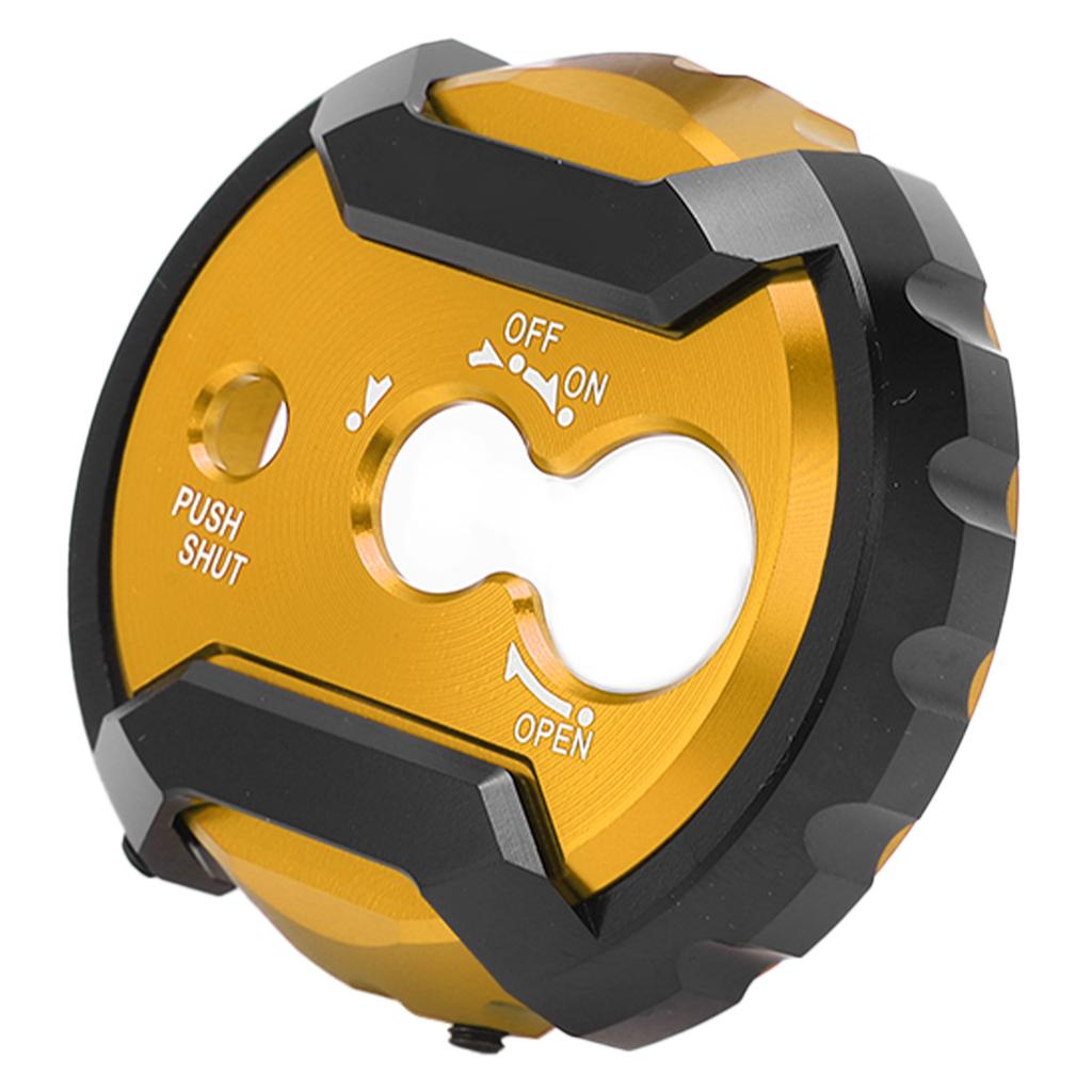 Seat Lock Cover Cap CNC Aluminum Alloy Replacement for Yamaha Nmax 125 150 155 20152019Yellow