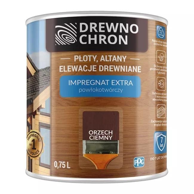 Drewnochron Coating Impregnant Dark Walnut 0.75L - 5Imdr.Orc0.7