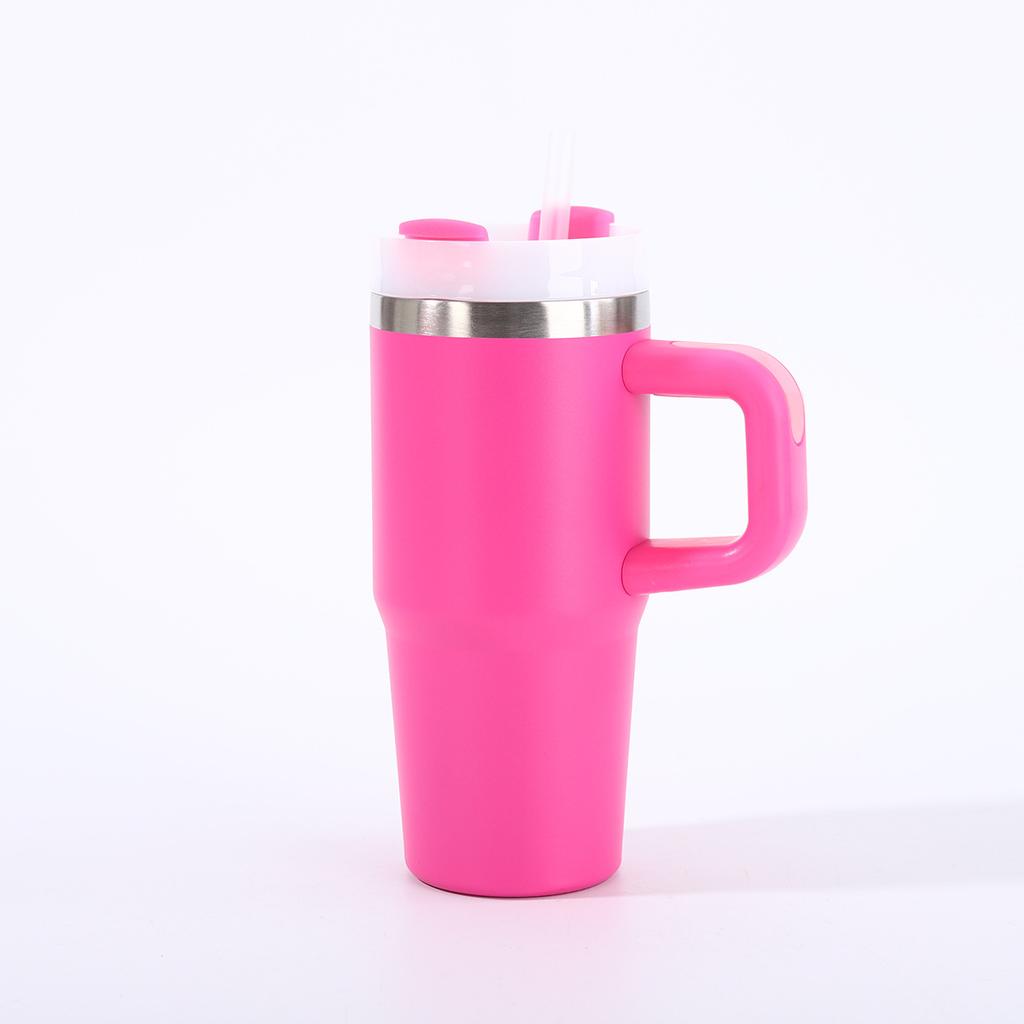 14oz Reisebecher mit Griff 304 Edelstahl doppelwandig isolierter Becher für das Auto