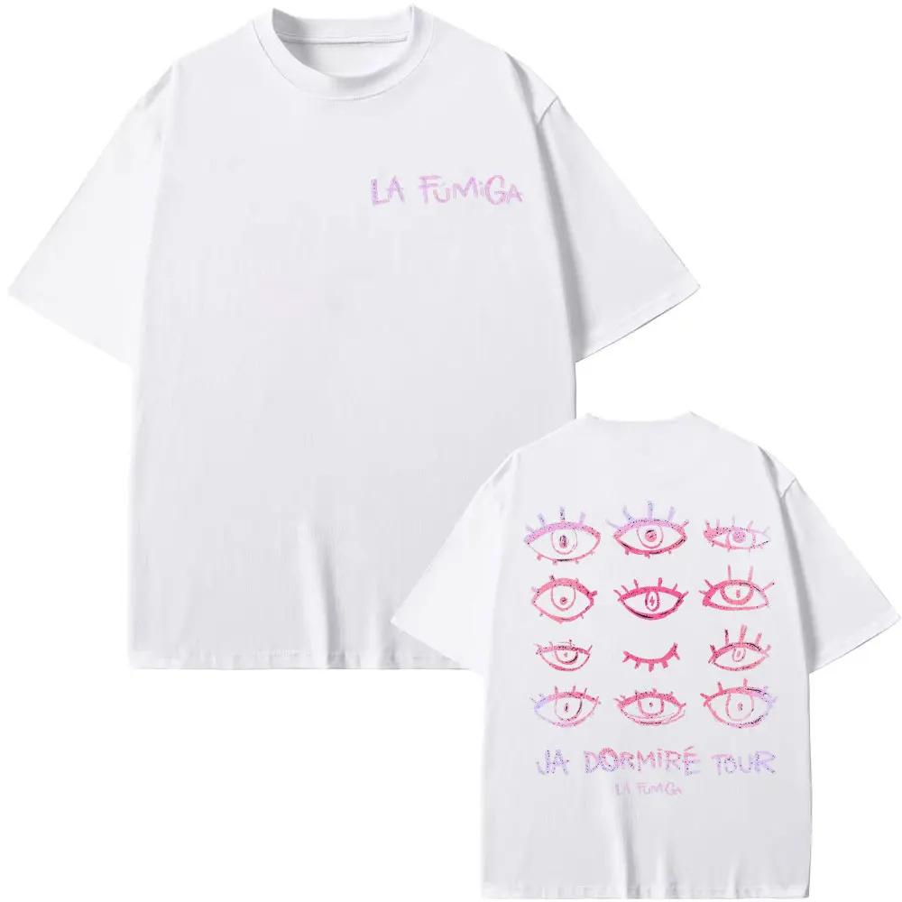 Band La Fumiga Ja Dormire Tour 2026 Graphic Tshirt Unisex Fashion Hip Hop Oversized TShirt Streetwear Unisex Short Sleeve T Shirts