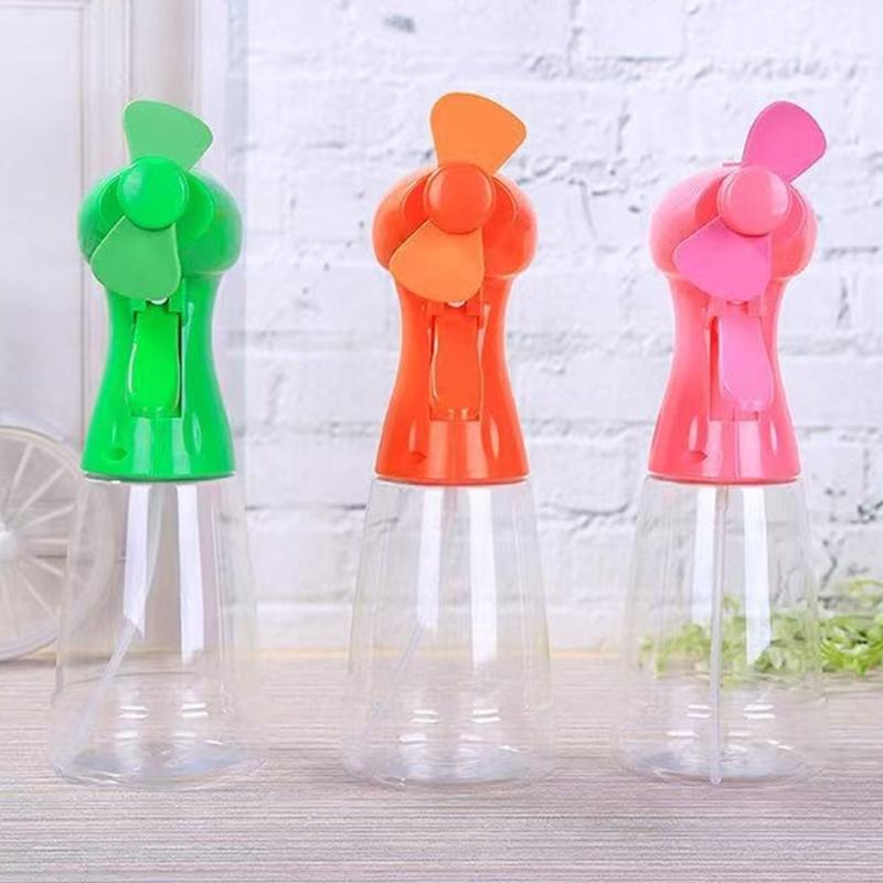 4 Adet El Spreyli Soğutma Fanı Taşınabilir El Kranklı Sis Nemlendirici Soğutma Fanı Çocuklar Yetişkinler Sıcak Hava İçin