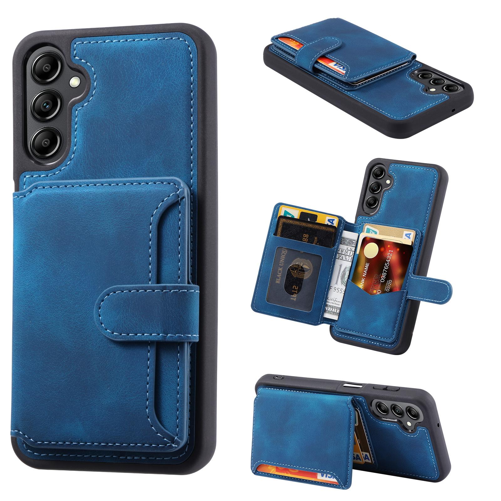 

For Samsung Galaxy A36 5G Case Wallet Card Slot TPU + PU Leather Back Phone Cover B