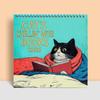 Monthly Wall Calendar Cute Cat Design Hangable 2026 Wall Calendars for Living Room Bedroom Home Wall Decor for Cat Lover