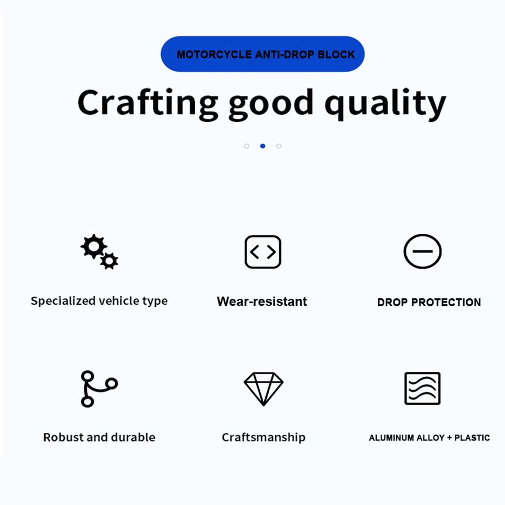 22mm 25mm Universal Motorcycle Engine Guard Bumper Crash Bar Bumper Engine Guard Protector Decorative Block (Gold)