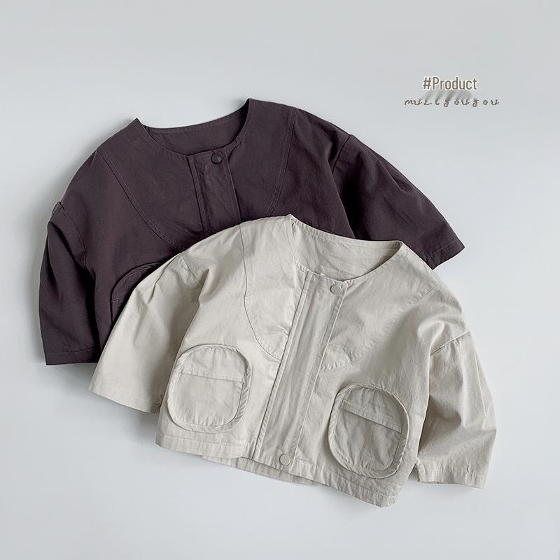 

Chao Stylish Kids Korean Spring Outerwear 2025 - Trendy Boys and Girls Japanese Style Tops for Toddlers 110 cm фіолетовий/багряний