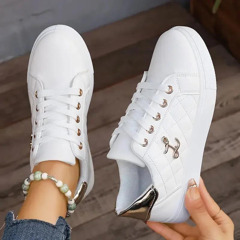 Women Sneakers 2025 Summer Fashion Breathable Shoes Woman Soft Sole Walking Sneakers Casual Women Sneaker White Sneakers Women