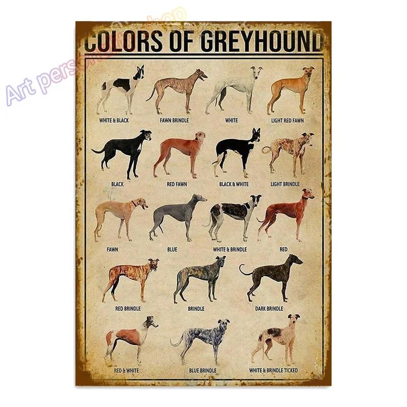 

Italian Greyhound Dog Pet Coffee Bar Dog Coffee House Vintage Plaque Poster Tin Sign Wall Decor Hanging Metal Decoration 8x12in 20x30cm