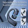 Wireless Bluetooth 5.4 Earphone 180° Rotation Ear Hook HIFI Stereo With MIC HD Call Open Single Ear Headset For Game Music Sport