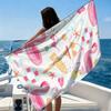 Flamingo Summer Style Beach Towel Quick-drying Super Absorbent Suitable for Swimming Beach Pool Gym Summer Gift for Friends