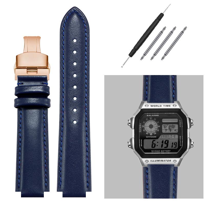 16MM genuine leather watchband for G-Shock Casio DW5600/GW-B5600/G-5600/GW-M5610 Replace wristbands Convex watch strap