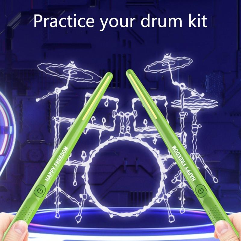 Portable Pocket Drum Motion Sensing Electric Air Drum With Drumsticks Virtual Air Drum for Beginners Kids Enduring